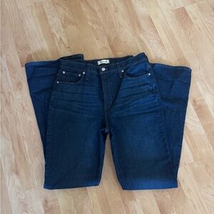 NWT Madewell The Perfect Vintage Flare Jean W 31T Tall Dark Wash Magic Pockets
